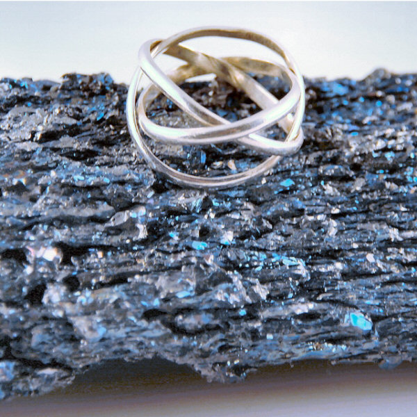 14010R – Borromean rings Silver
