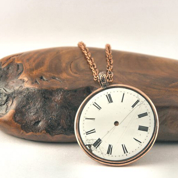 15004N – Clockface necklace Copper