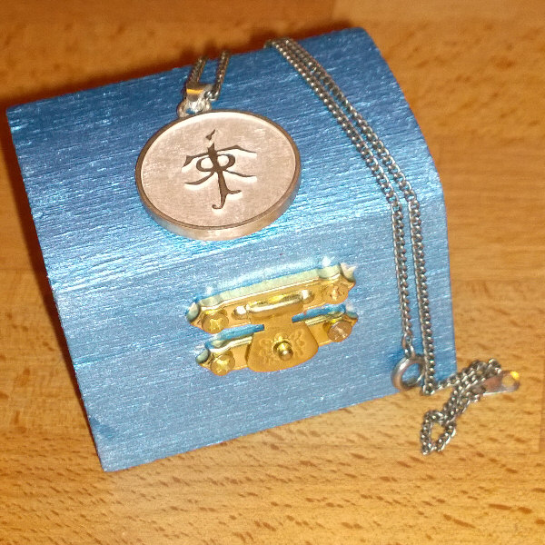 15009N – Tolkien monogram necklace Silver – sold